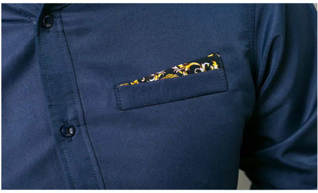 Paisley Pattern Design Men's Chic Daily Long Sleeve Button Up Shirt With Chest Pocket, Spring Fall, Dating Dress