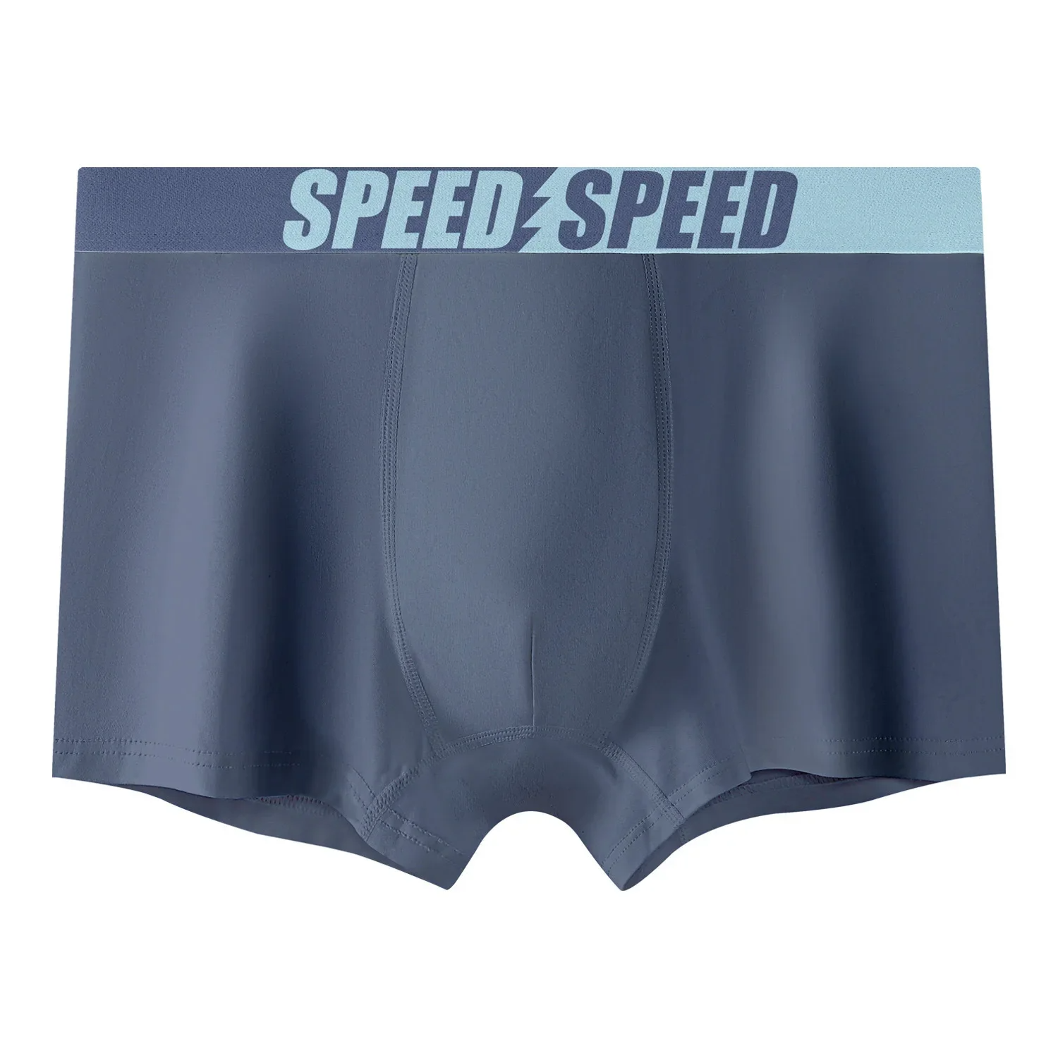 3Pcs Comfortable Breathable Men's Underwear Soft Pure Color Boxers Shorts Mid-Waist Flat Foot Pants Home Comfortable Men's Boxer Briefs