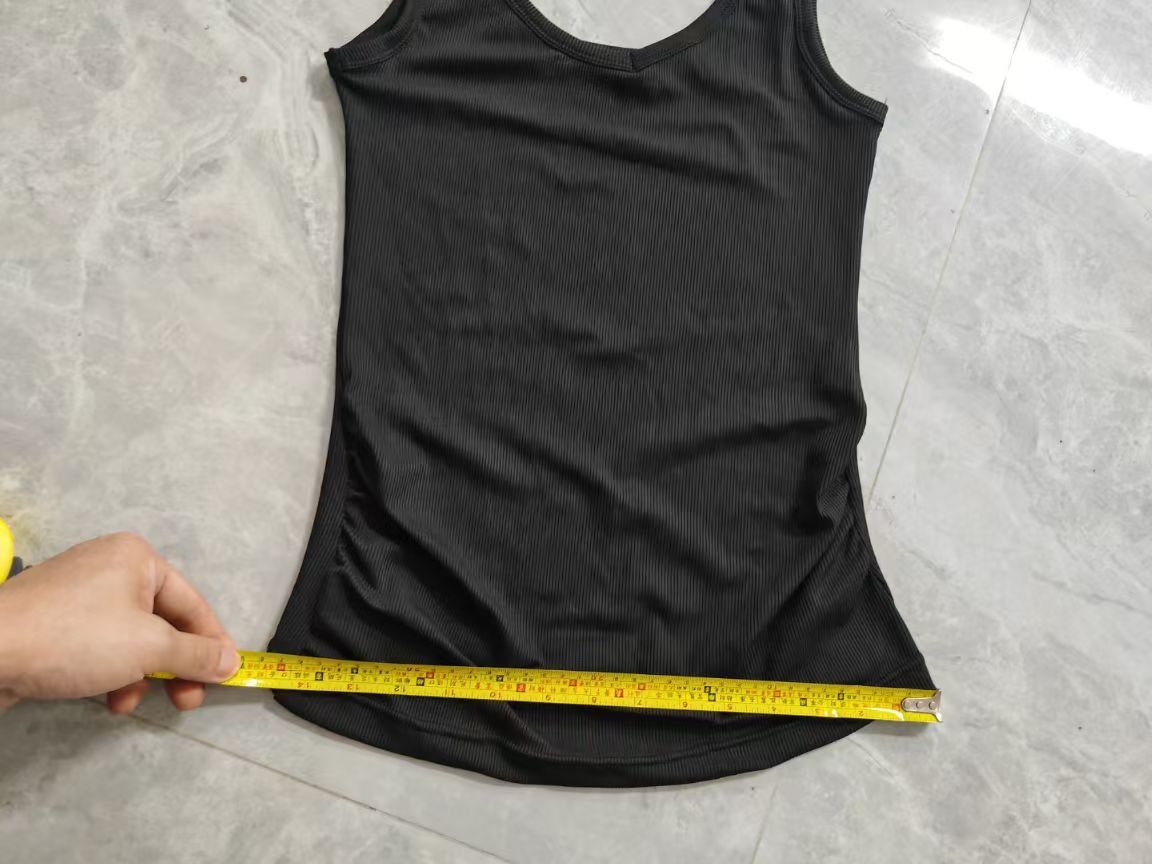 3Pcs Womens Workout Tank Tops Racerback Summer 2025 Camisole Top V Neck Ribbed Sleeveless Beach Fashion Clothes