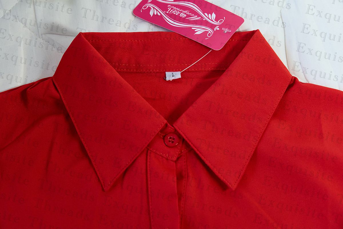 1pcs Woman Spring Autumn Solid color Shirts Lady Casual Long Sleeve Turn-down Collar Loose Shirt Female Fashion Temperament Tops