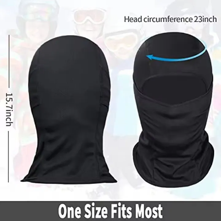 Balaclava Motorcycle Face Mask Moto Helmet Bandana Hood Ski Neck Full Face Mask Windproof Dustproof Face Shield Men's Biker Mask