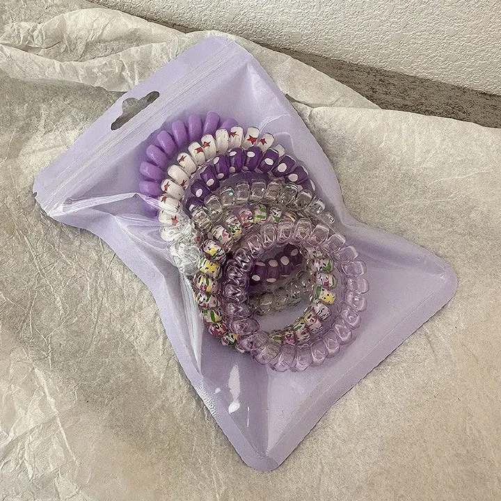 Dopamine candy-colored phone line hair ties, simple hair bands, basic hair ties, high elasticity, durable and new.hair accessories