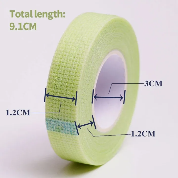 3 pcs Eyelash Extension Lint Breathable Non-woven Cloth Adhesive Tape Medical Paper Tape For False Lashes Patch Makeup Tools