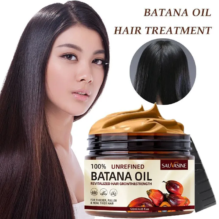 100% Batana Oil Hair Strengthening Hair Growth Anti-Hair Loss Treatment Pure Batana Oil Butter Fast Hair Growth for Men Women Nourish Shiny Hair Healthy Hair Care Anti Hair Loss - SAUVASINE
