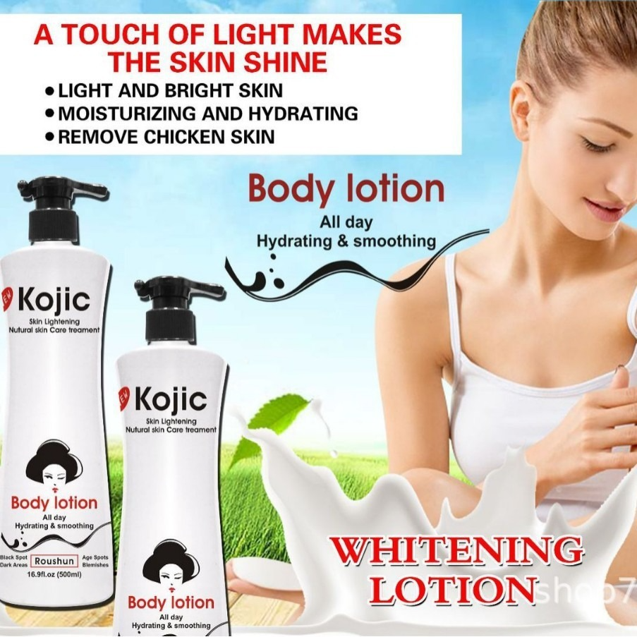 Kojie San Kojic Skin Lightening And Brightening (Black Spots/age Spots/dark Areas Remover) Kojiic Acid Body Lotion