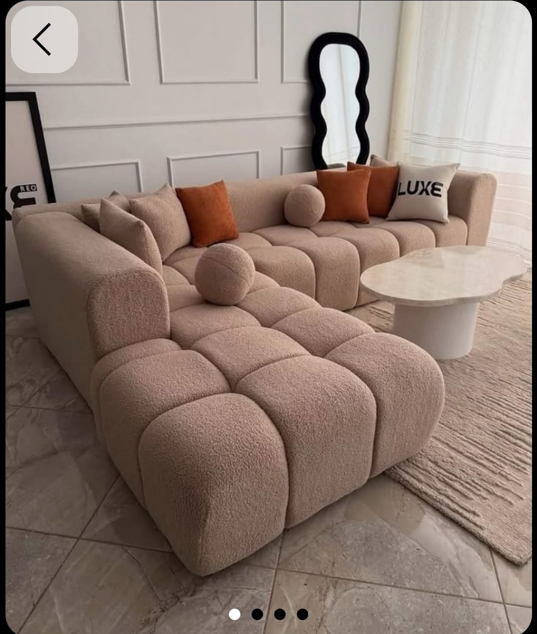 6 Seater L Shaped Sofa