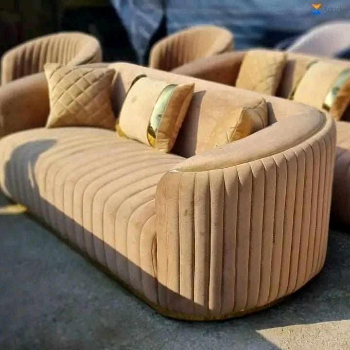 Modern Velvet Fabric Lucury sofa