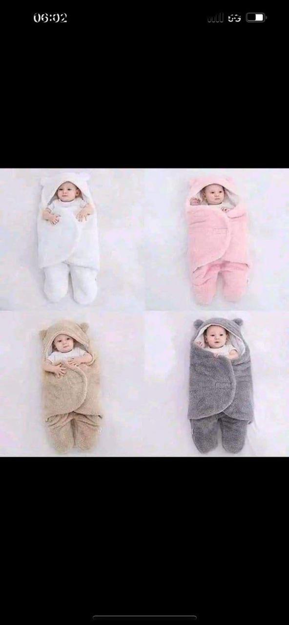Fashion Cutest Fleece Newborn Quality Warm Romper Swaddler