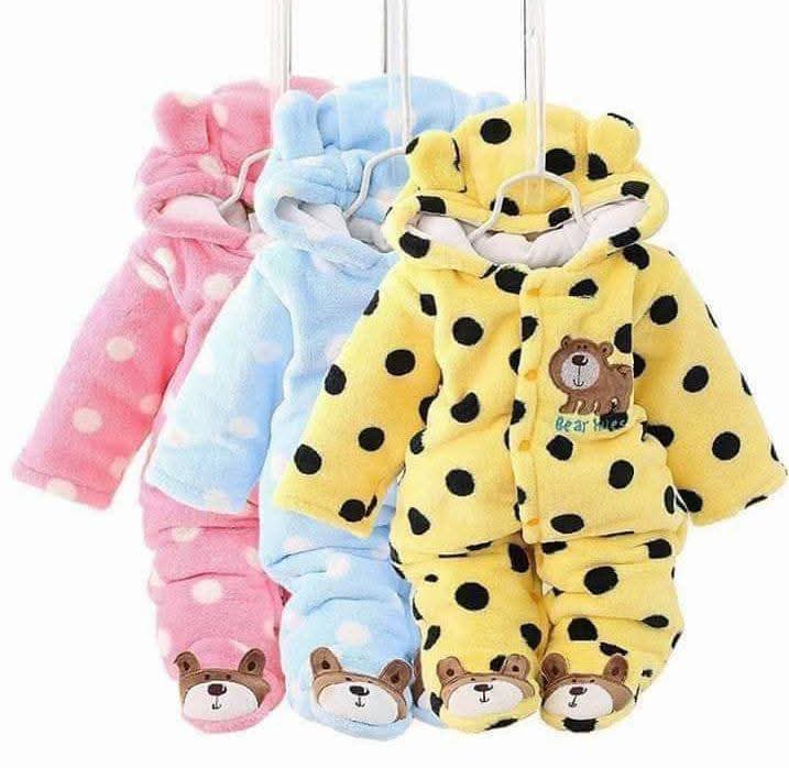 Warm Baby Rompers-Unisex & Very Warm, 0-6 Months