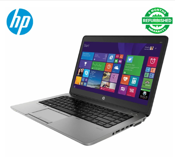 Refurbished Hp Elitebook 840 G1 Laptop - Intel Core i5 - 8GB RAM 500GB HDD Storage - 14'' Display Windows 10 Notebook Computer Black in Colour, 14 inch HD Screen-Windows 10 Office 2019 Pro Edition