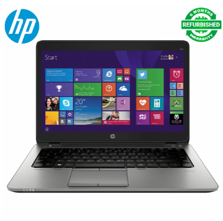 Refurbished Hp Elitebook 840 G1 Laptop - Intel Core i5 - 8GB RAM 500GB HDD Storage - 14'' Display Windows 10 Notebook Computer Black in Colour, 14 inch HD Screen-Windows 10 Office 2019 Pro Edition