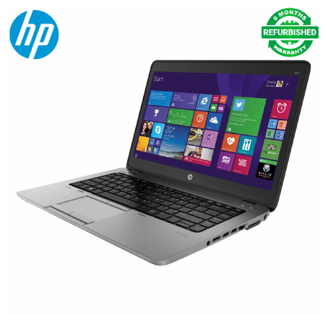 Refurbished Hp Elitebook 840 G1 Laptop - Intel Core i5 - 8GB RAM 500GB HDD Storage - 14'' Display Windows 10 Notebook Computer Black in Colour, 14 inch HD Screen-Windows 10 Office 2019 Pro Edition