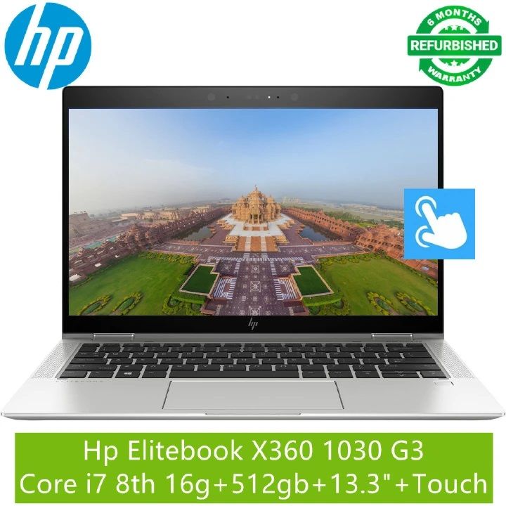 (SPECIAL OFFER) REFURBISHED HP ELITEBOOK 1030 G3| CORE INTEL I7| 16GB RAM |512GB SSD| 8TH GENERATION | TOUCHSCREEN LAPTOP|X360 2 IN 1 LAPTOP|13.3" INCH| WINDOWS11 PRO+FREE MOUSE