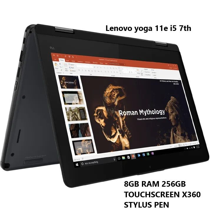 (ANNIVERSARY OFFER)Refurbished Lenovo Thinkpad Yoga 11e x360 Intel Core i5 7th Gen 8GB RAM 256GB SSD 11.6 Touchscreen Convertible Laptop Black,ultrabook