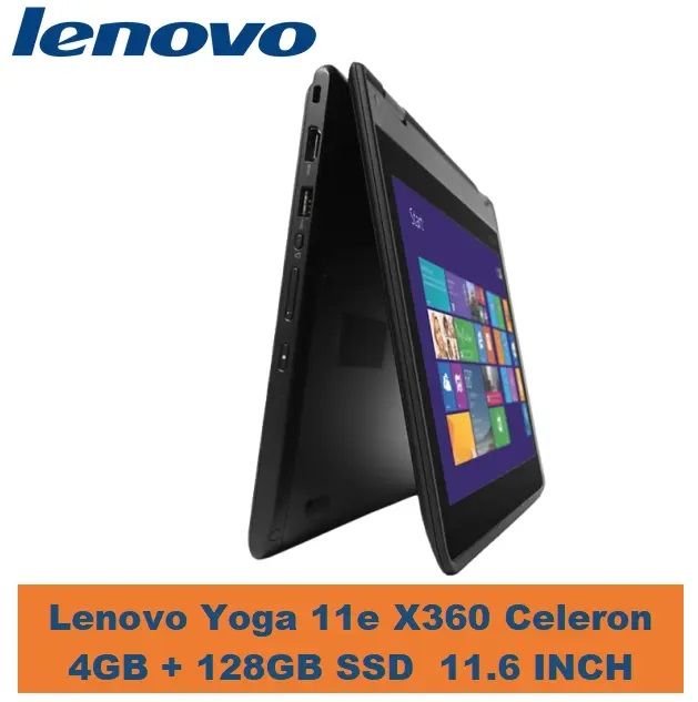 {Lowest Price Offer} Lenovo Thinkpad Yoga 11e X360 Celeron 4GB RAM + 128GB SSD Refurbished Laptop Touchscreen 11.6 Inch Screen Size Laptops With Windows and Office Installed High Quality Computer
