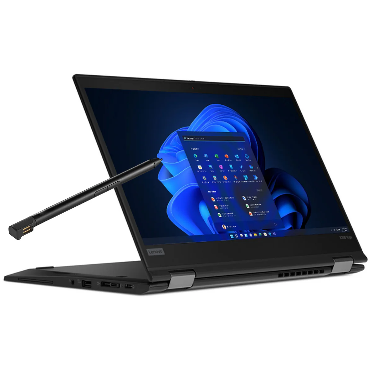 (HOT DEALS) REFURBISHED Lenovo ThinkPad Yoga 380 X360 Convertible Intel Core I5 8th Gen 8GB RAM 256GB SSD 14 Inches FHD Multi-Touch Display with ThinkPad Stylus Pen + Windows 11 Pro TOUCHSCREEN SLEEK