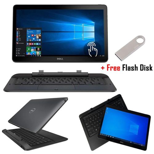 OFFER OFFER!!DELL Refurbished Latitude 7350 Core M5 8GB RAM 256GB SSD Touchscreen 2 in 1 Detachable Keyboard 13.3" FHD Windows 11 Pro Laptop + Free Flash Disk