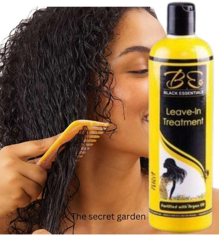 BLACK ESSENTIALS ESSENTIALS Leave-in Treatment Fortified With Argan Oil 500ml