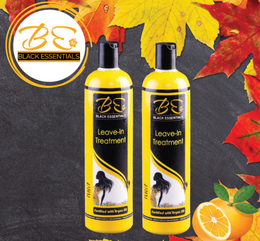 BLACK ESSENTIALS ESSENTIALS Leave-in Treatment Fortified With Argan Oil 125ml- 1pc