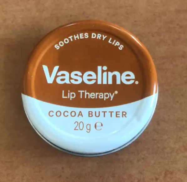 Vaseline Lip Therapy Cocoa butter (Soothes dry lips)