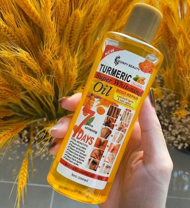 VEET GOLD Turmeric Oil Whitening & Brightening Body Oil/Tumeric oil- 200Ml