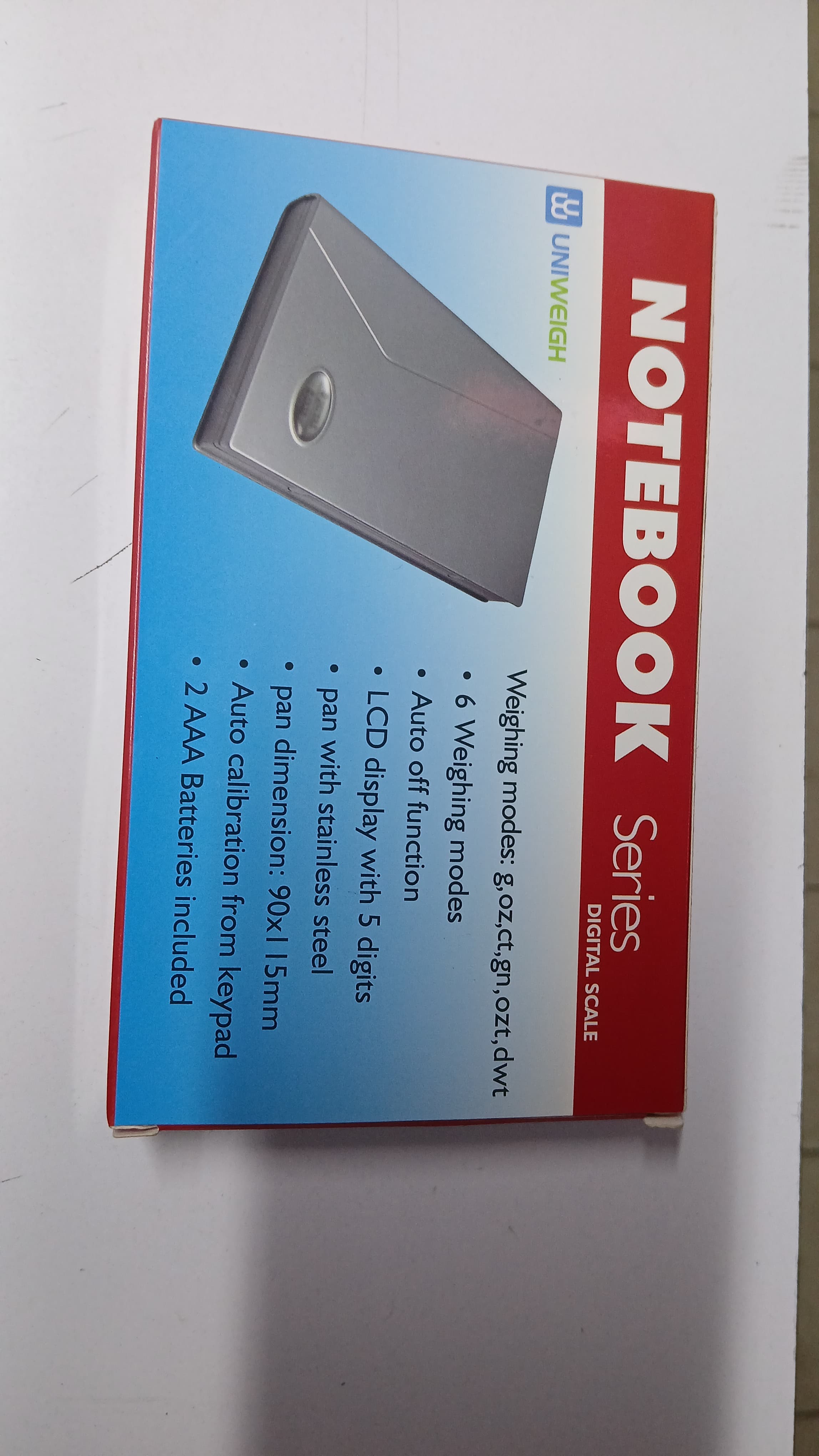 DBJB Notebook Series 500g x 0.01g Digital Pocket Scale