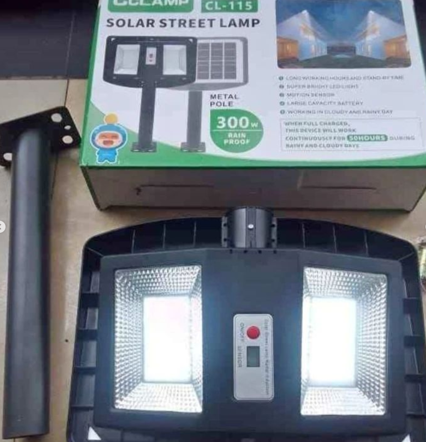 double sided solar streetlight