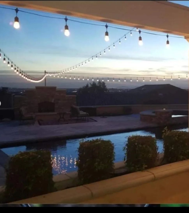 Decor string lights E27bulb sockets