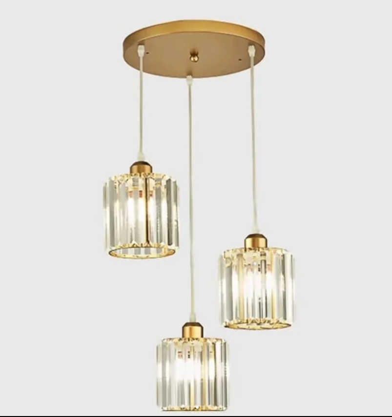 Glass chandlelier 3 hold