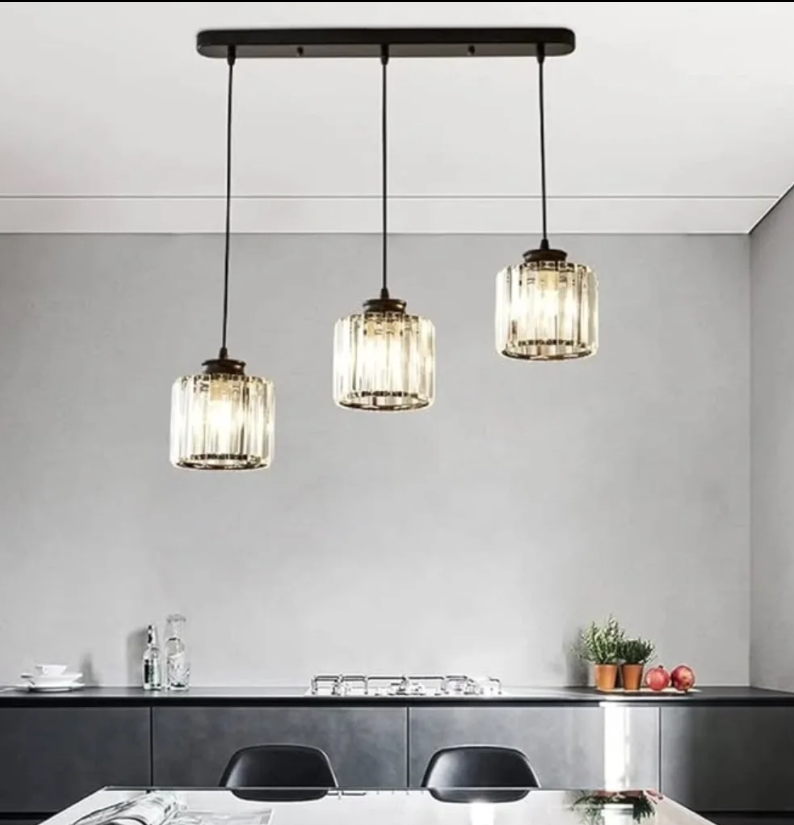 Glass chandlelier 3 hold