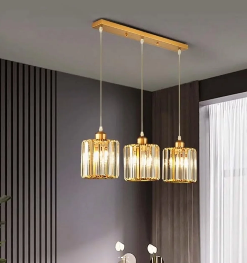 Glass chandlelier 3 hold