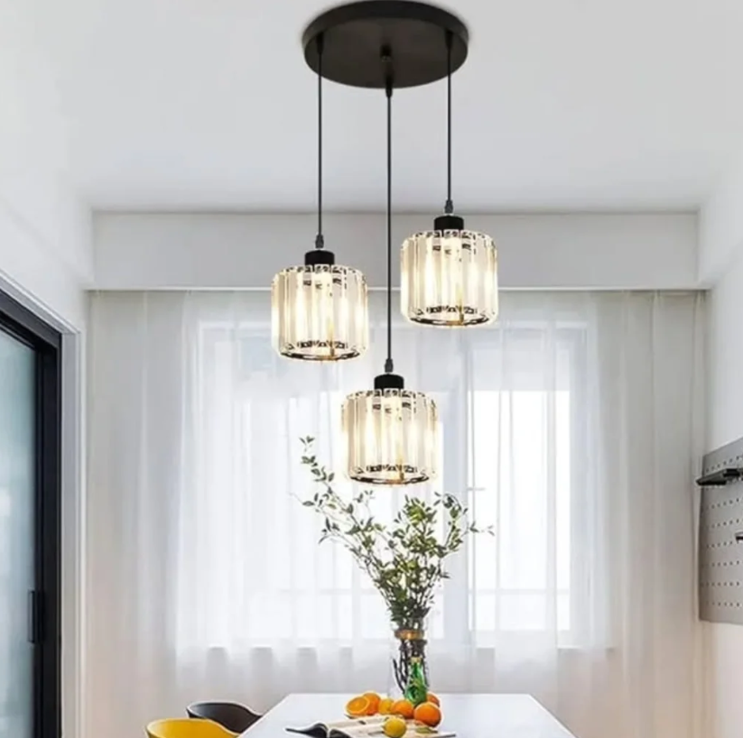 Glass chandlelier 3 hold
