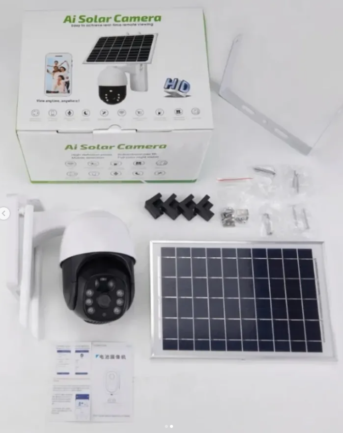 Solar CCTV camera. remore veiwing on phone