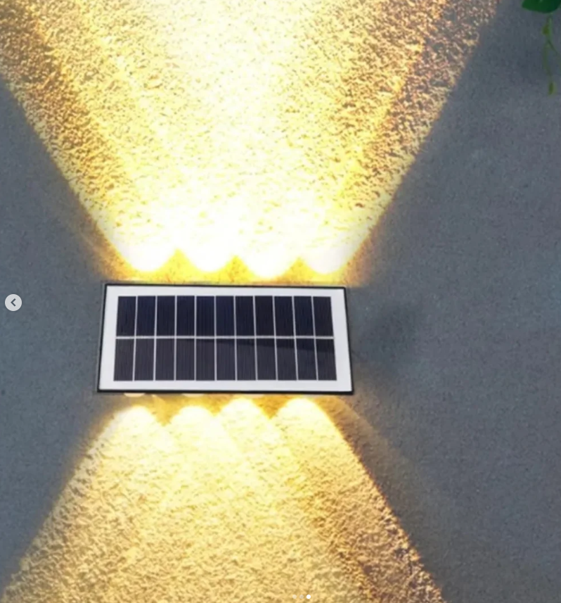 updown solar wall light