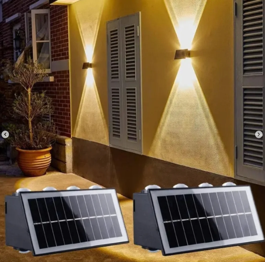 updown solar wall light
