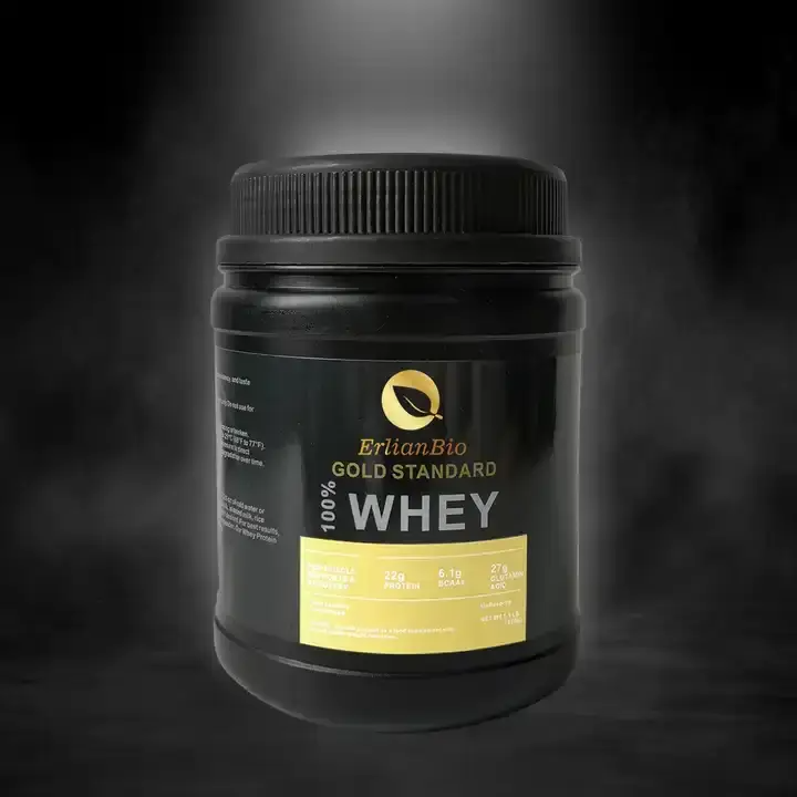 Erlian Bio 100% Whey Protein Mass Gainer Double Chocolate 500g Fast Muscle Growth, Balanced Nutrition, Delicious Flavor, Easy to Mix, Supports Healthy Weight Gain