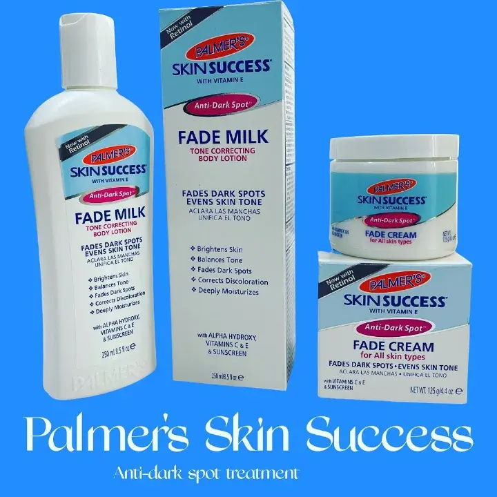 Palmers Skin Success Fade Milk Body Lotion & Skin Success Fade Cream For All Skin Types