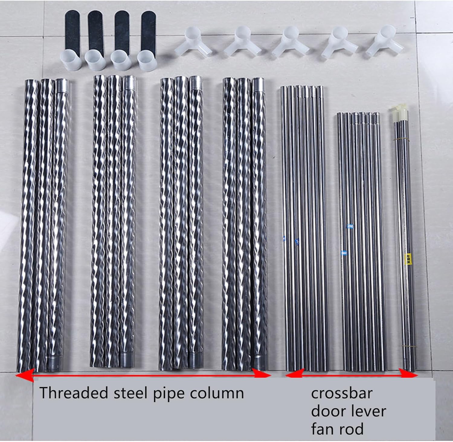 Mosquito Net Bracket 4 Corners Bed Post, Stainless Steel Bed Canopy Frame, Thicken Spiral Pattern Bed Stand, Easy to Install, with Curtain