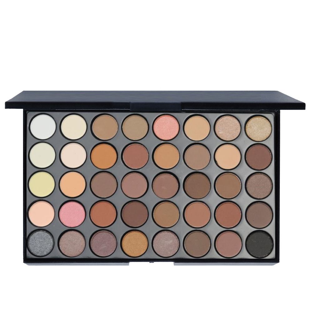 40 Color Matte Eyeshadow Palette Pearl Texture Eyeshadow Makeup Long Lasting Shine Waterproof and Sweatproof Non-fading Makeup Tool
