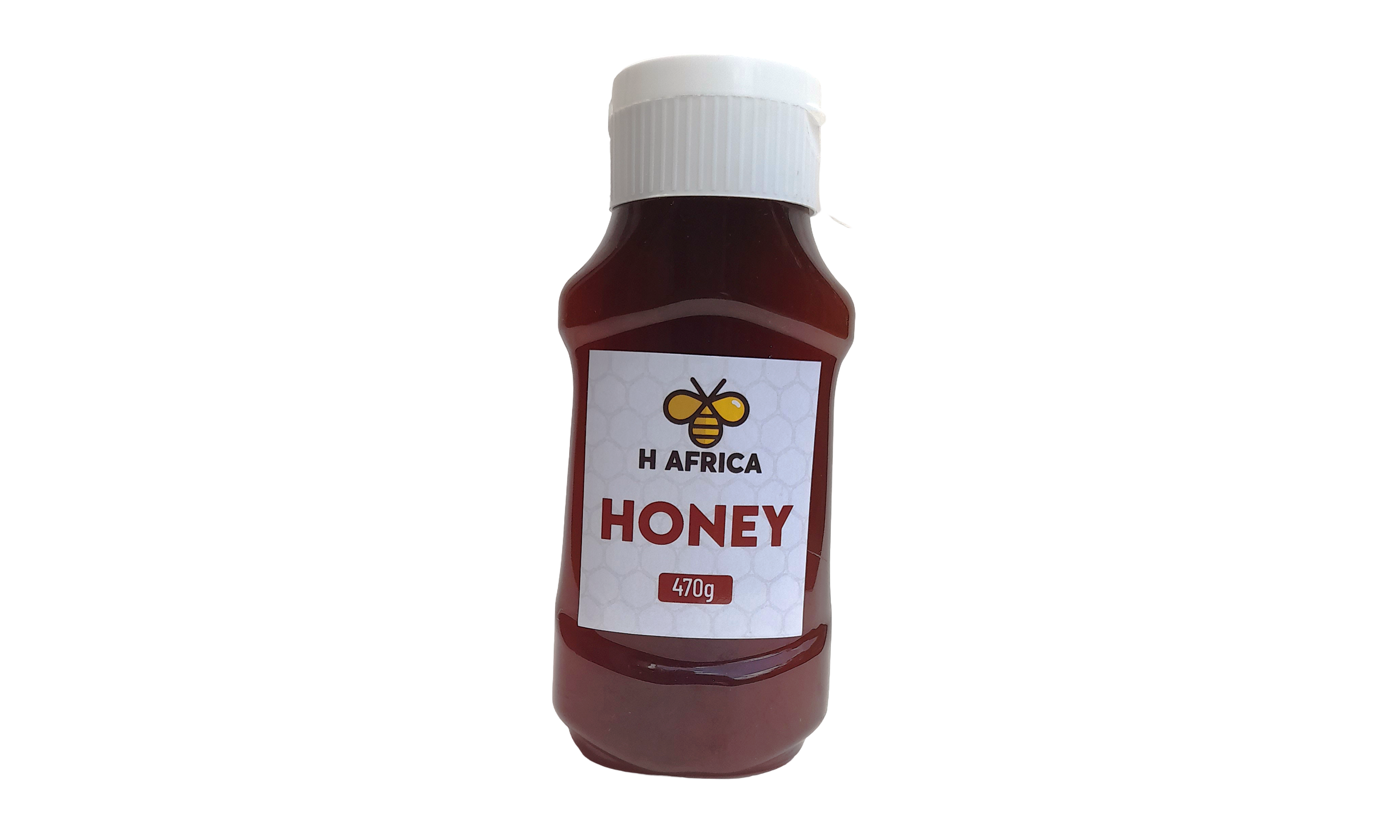 H Africa Honey 460 Gram Squeeze Jar