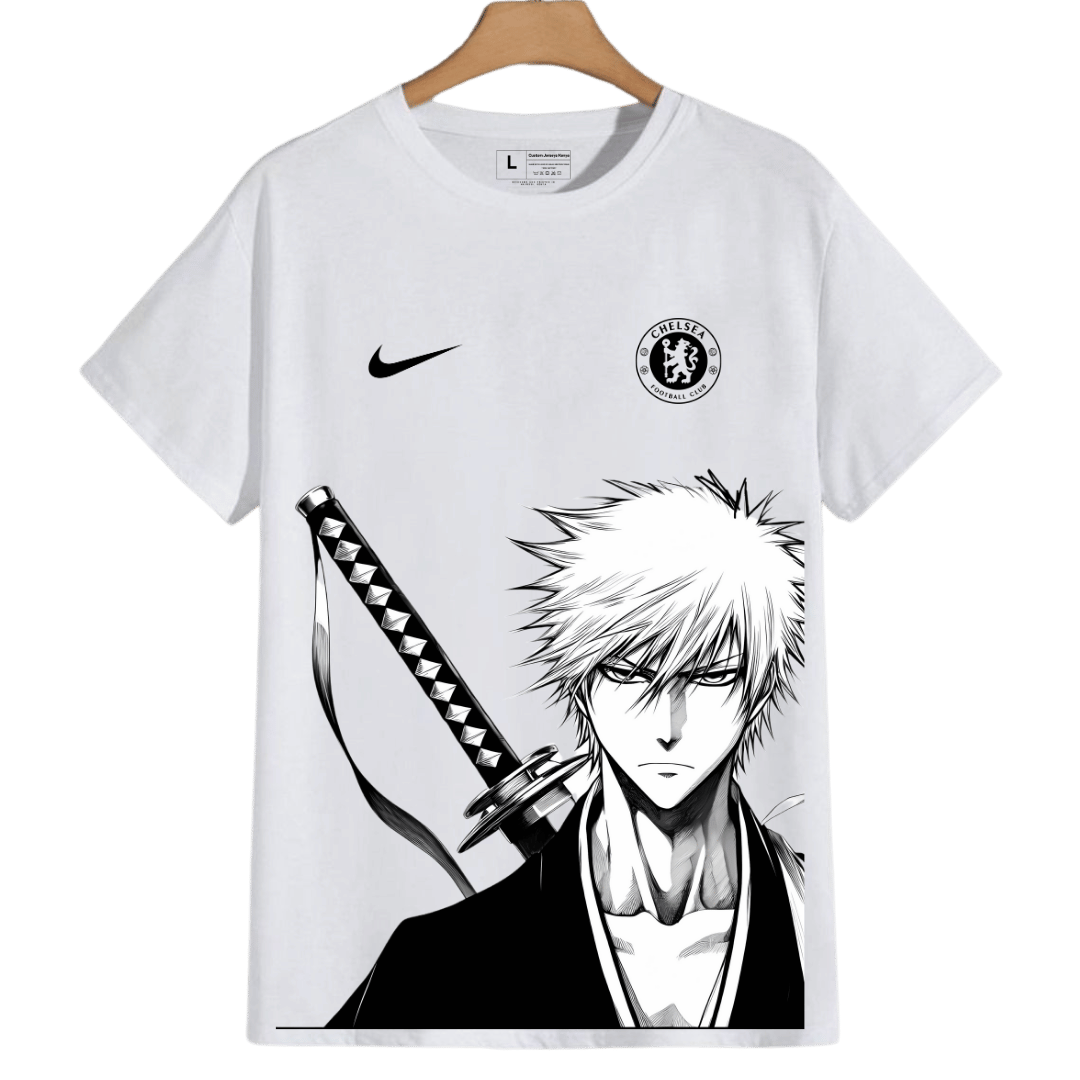 Chelsea x Ichigo Kurosaki Custom Anime Jersey