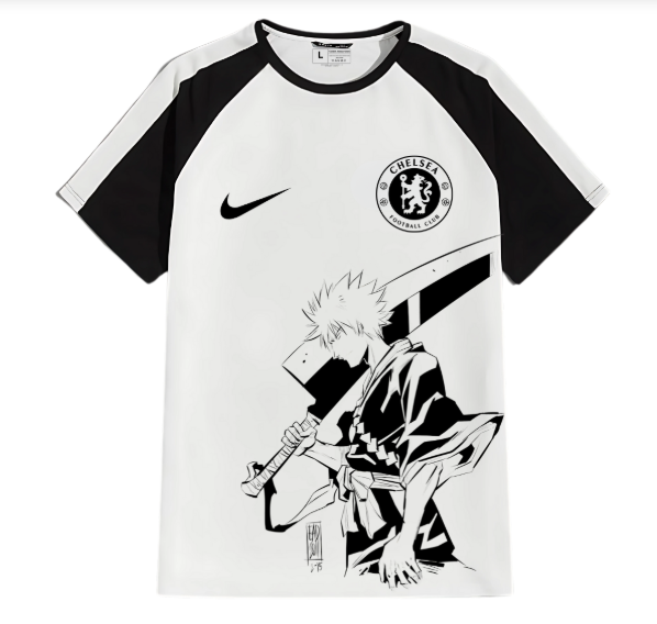 Chelsea Soul Reaper, Ichigo Kurosaki Custom Anime Jersey – Heavy Polyester Fabric