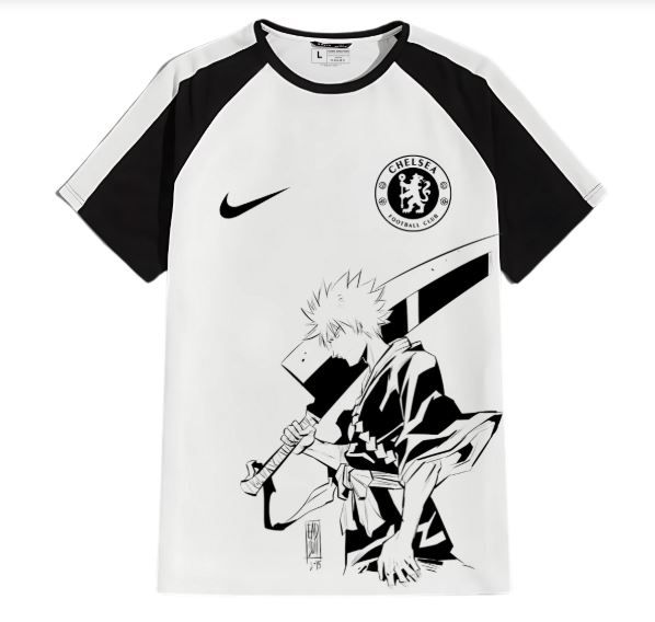 Chelsea Soul Reaper, Ichigo Kurosaki Custom Anime Jersey – Heavy Polyester Fabric