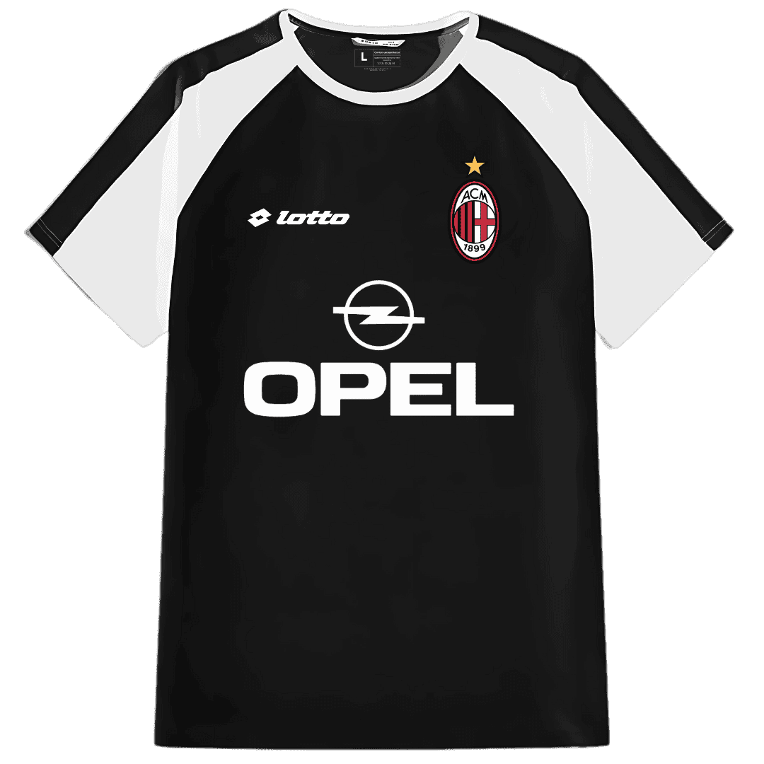 AC Milan Opel Retro-Inspired Custom Jersey