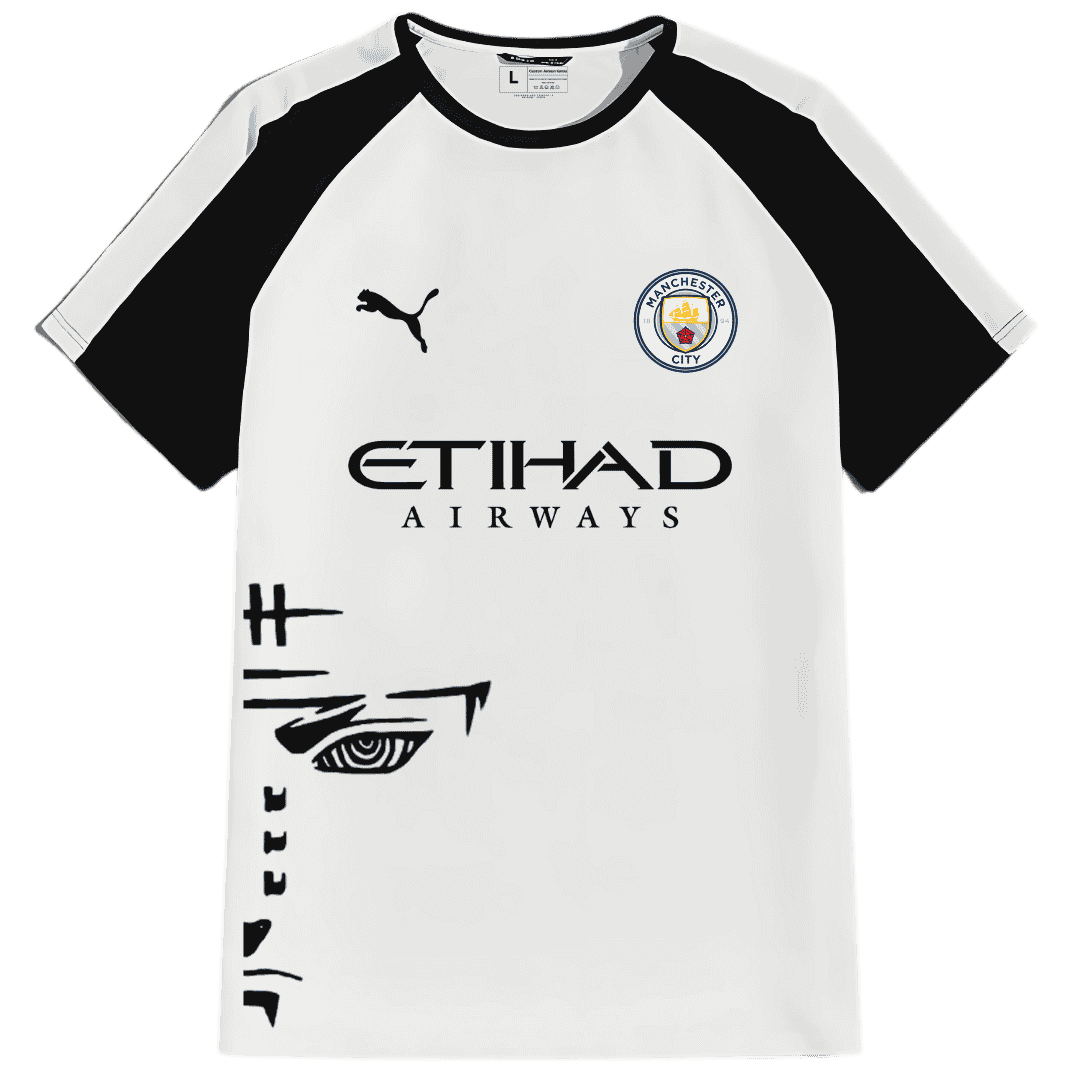 Manchester City x Pain (Nagato) Custom Anime Jersey – Heavy Polyester Jersey Fabric