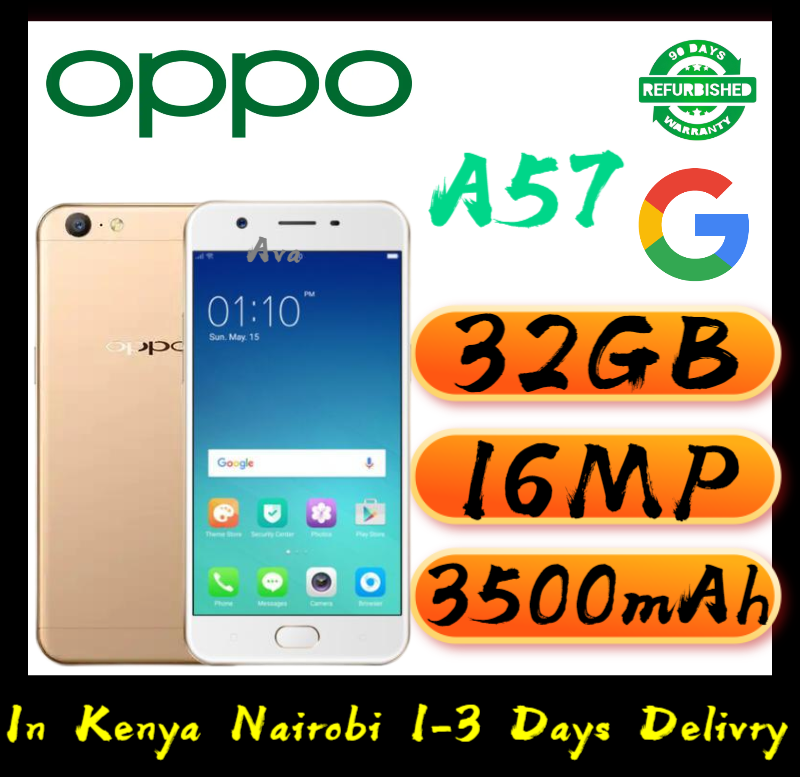 Refurbished OPPO A57 F1 32GB+3GB 5.2 " 13MP+16MP Fingerprint unlock phone Dual SIM 4G phone Refurbished Phone SmartPhones Mobile Phones 128GB phone 4G Phones oppp phone smartphone