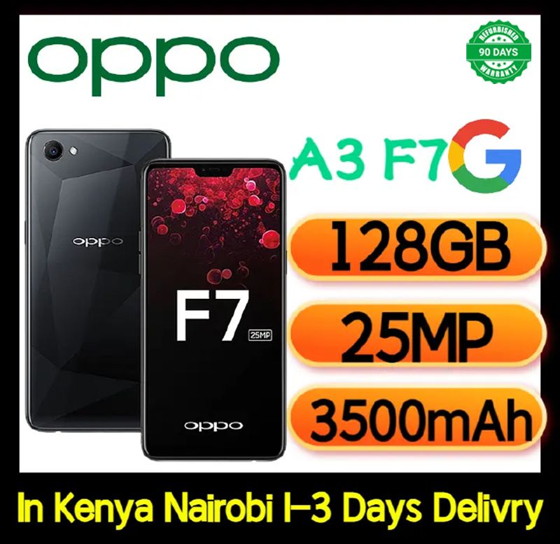 Refurbished OPPO A3 F7 Smart Phone 128GB+4GB 6.23" 3500mAh Fingerprint unlock phone Dual SIM 4G phone  Refurbished Phone SmartPhones Mobile Phones 128GB phone 4G Phone oppp phone smartphone