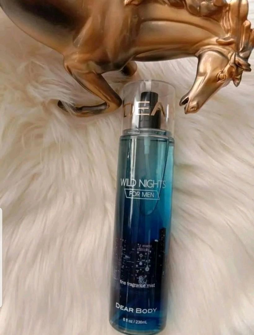 Dear body wild nights for men body splash 236ml