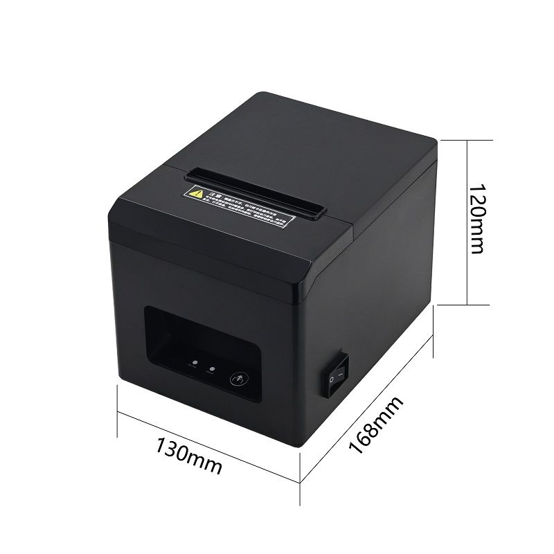 Mini printer - Thermal Receipt Printer Model: R80A 80mm USB + LAN Connection with FREE Thermal Roll and Extra connection cables