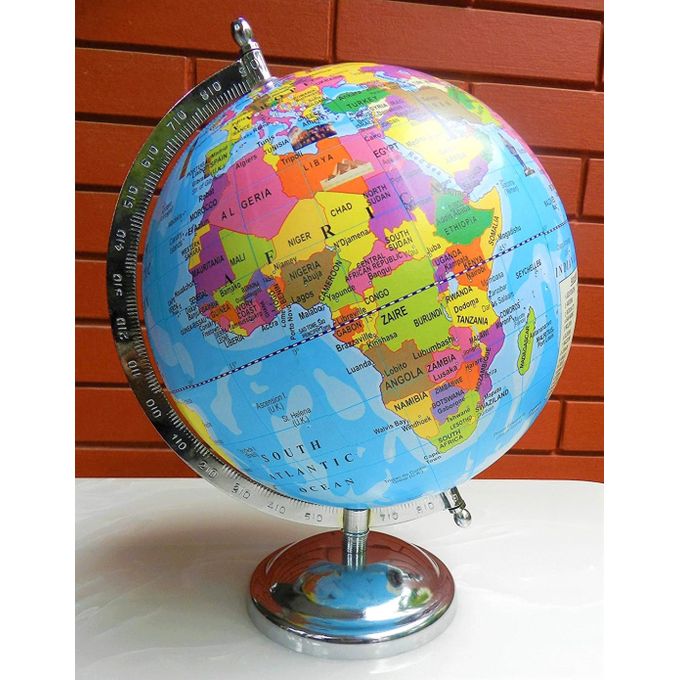 Globe World Map -round